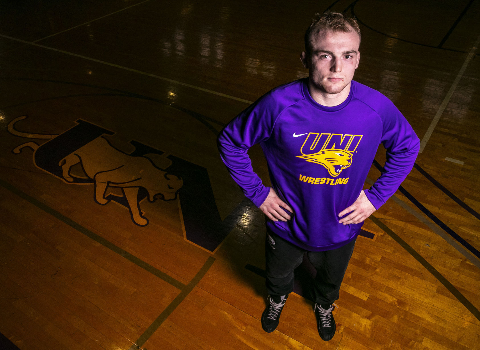 UNI Wrestling Media Day 2